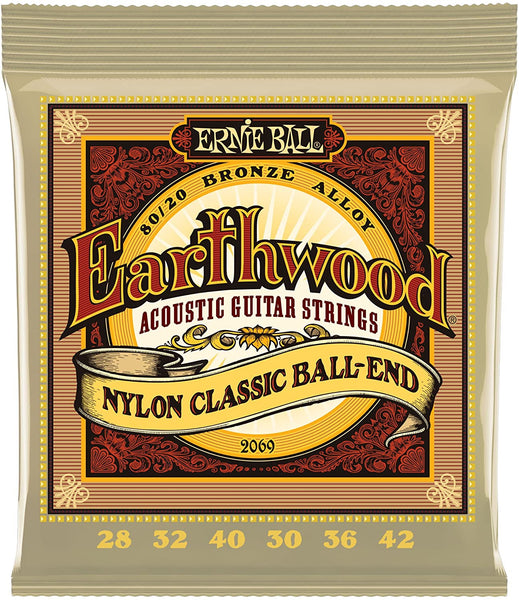 Earthwood Nylon Classic Ball End Guitar Strings