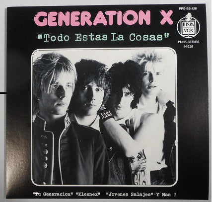 Generation X - Todo Estas La Cosas (7")